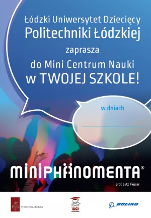 Plakat dotyczący wystawy Miniphaenomenta